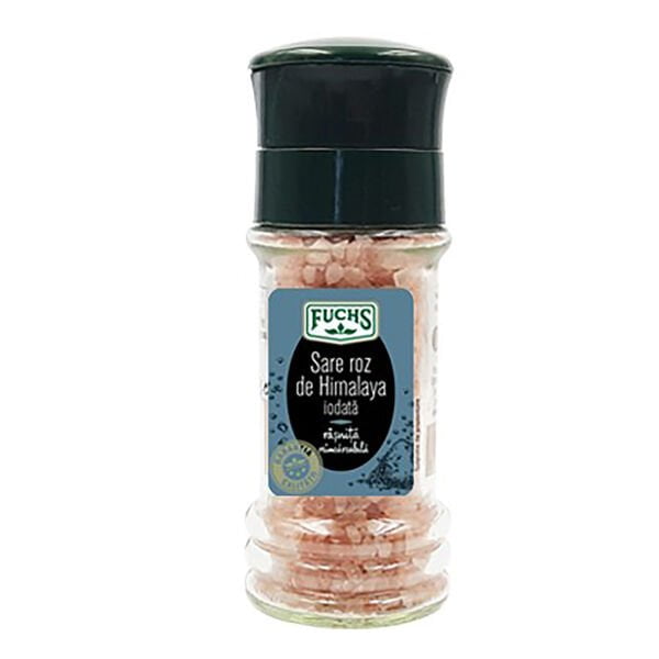 Fuchs Himalayan pink salt, grinder, 100g - free