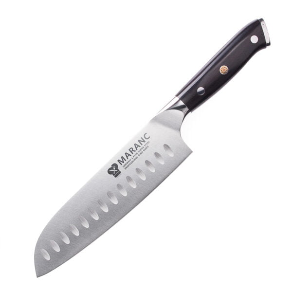 Maranc professional santoku knife, German steel, 18 cm