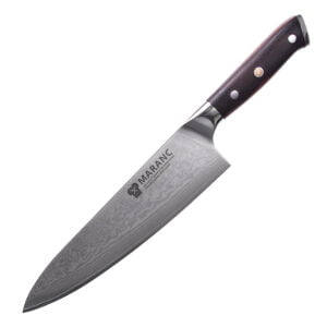 Maranc professional chef's knife, Damascus steel, 20 cm